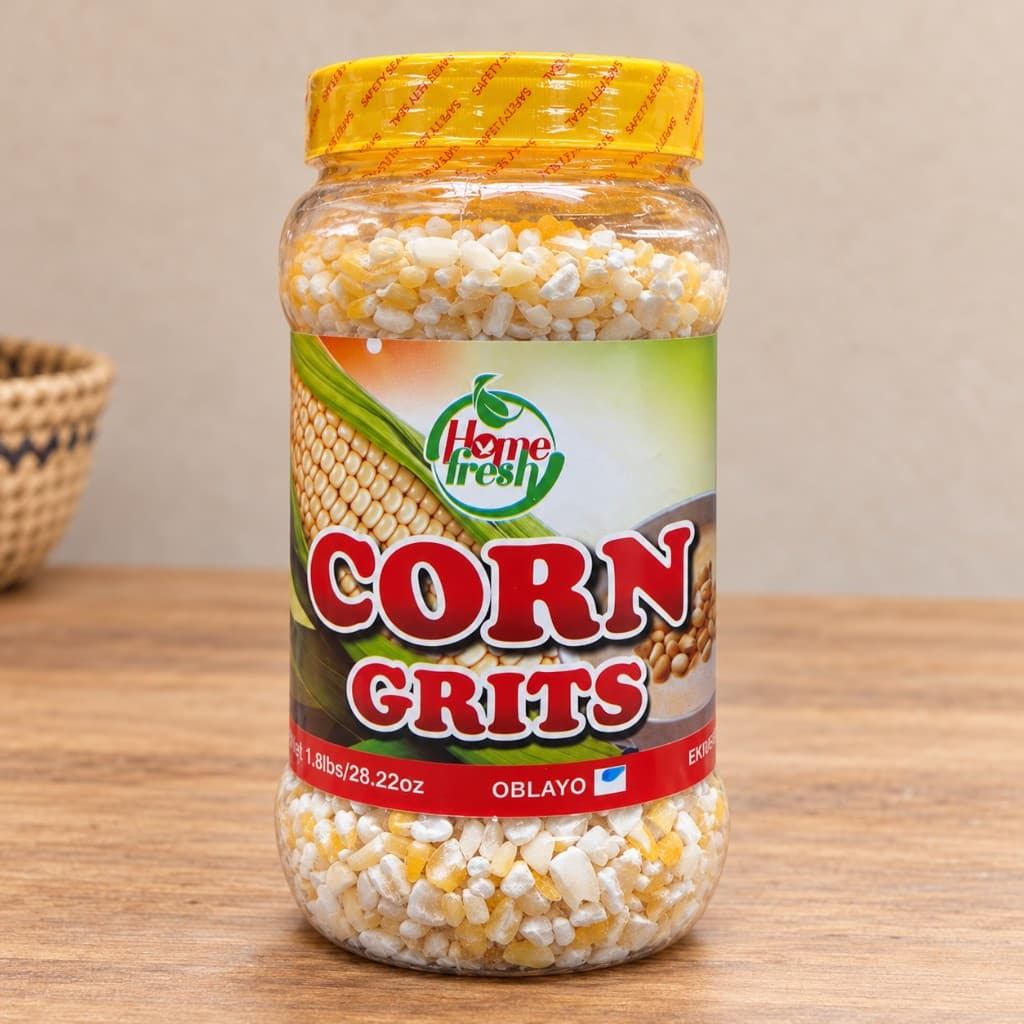 Home Fresh Oblayo Corn Grits — alternate packshot