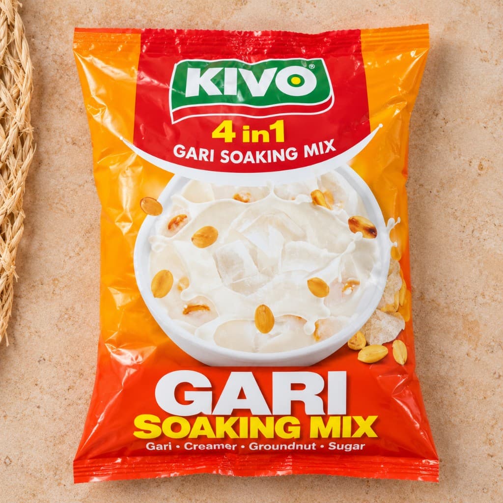 KIVO 4 in 1 Gari Soaking Mix